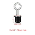 thumbnail image 1 of Snap-Handle Drain Plug, Boat Drain Plug, Stainless Steel or Copper Boat Plug with Rubber Boat Drain Plug, Locks in Place, for 19mm-Diameter Drains, 1 of 7