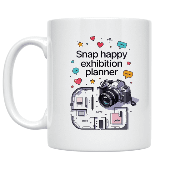 Snap Happy Exhibition Planner - Photography Enthusiast - 11 oz Ceramic Coffee Mug