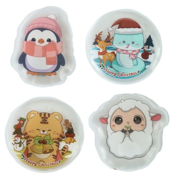 Snap Heat Pack，Set Of 4 Winter Hand Warmers，Reusable Click Hand Warmers Long Lasting Pocket Hand Heater With Penguin Pattern For Cold Weather