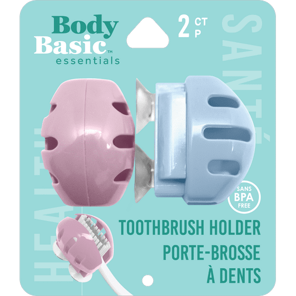 Snap In Toothbrush Holder 2 Count
