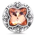 thumbnail image 1 of Four Point Rhinestone Snap Jewelry Ginger Charm Button, For Interchangeable DIY Customizable Accessories, 1 of 10