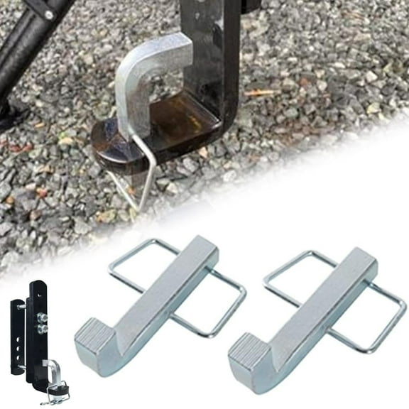 Snap L-Pins for Weight Distribution Hitches,Heavy-Duty Premium Weight Distribution Hitch Parts,4.21"X 1.72" Hitch Pins with Integrated Snap Clips,Sway Bar Pins Replacement L-Pins