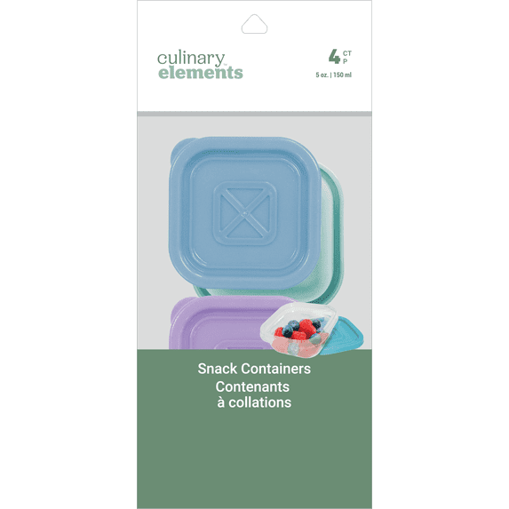 Snap Lid Containers 4 Count