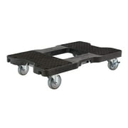 Snap Loc 1500 Pound Capacity E Track Platform Dolly Cart with Swivel Casters