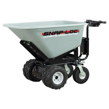 Snap-Loc All-Terrain 10 Cubic Foot Power Cart With Super Duty Rechargeable Battery, 13 Inch Traction Tires SLV0010PC