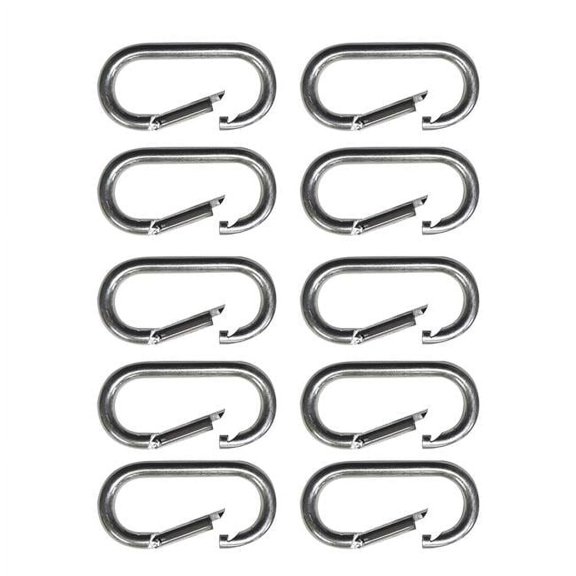 Snap-Loc SLASHCI10 Snap-Hook, Carabiner Opens to Connect Ropes, Cables & More - Zinc Plated