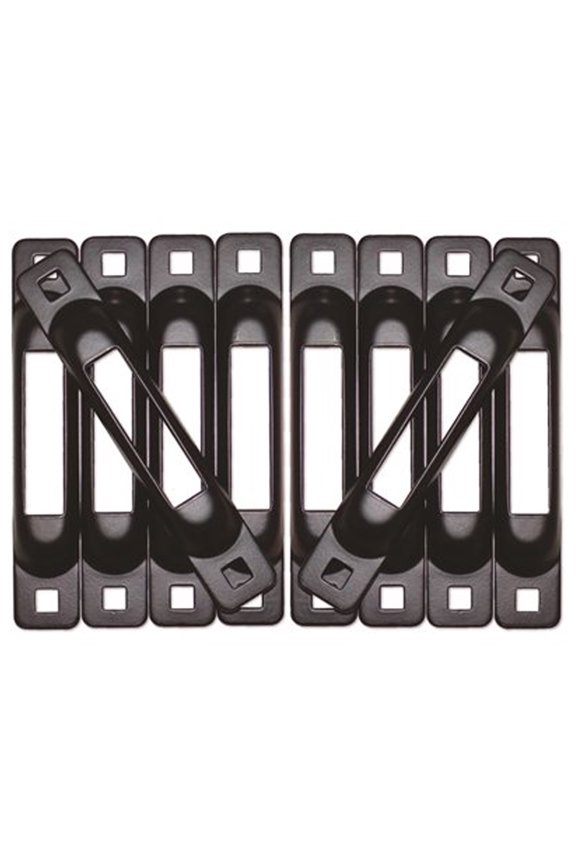Snap Loc SLSB10 E Track 1000 Pound Capacity Steel Single Strap Anchor (10 Pack)