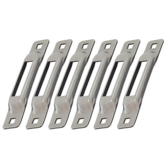 Snap-Loc SLSU6 Unfinished E-Track Single Strap Anchors - Pack of 6