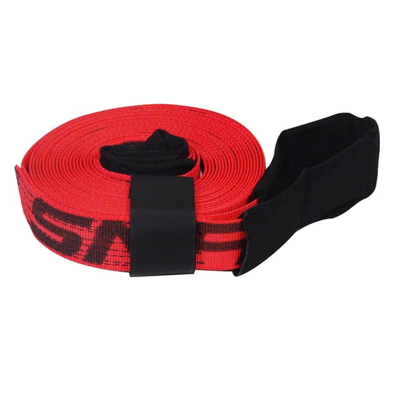 SNAP-LOC 2 in x 30 ft Heavy Duty Tow Recovery Strap 10,000 lb