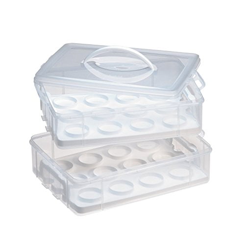 Snap 'N Stack Enter-Tainers 2-Layer Cookie, Cake & Brownie Carrier