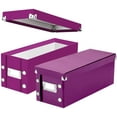 SnapNStore DVD Media Containers, CD Storage Box, Berry, 2 Pk