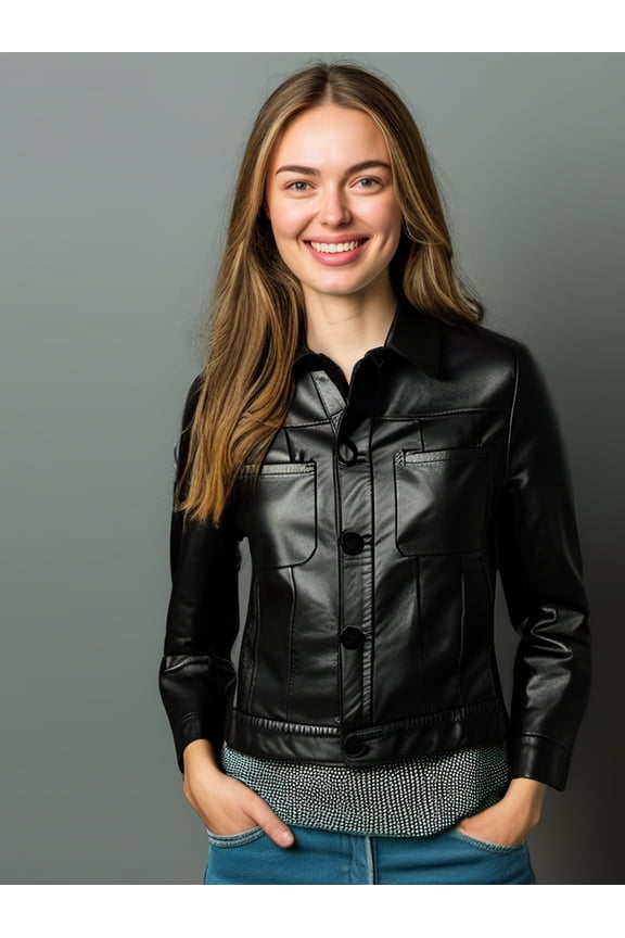 Snap-Off Collar Moto Jacket - Yellow , XXL