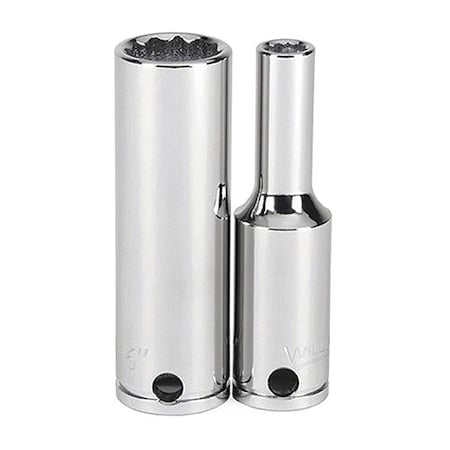 Snap-On Industrial Brands 31428-TH 3/8" Dr, 7/8" Size, SAE Deep Socket, 12 Pts