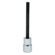 Snap-On Industrial Brands 35163 3/8" Dr, 10mm Size, Metric Hex Bit Socket, 6 Pts