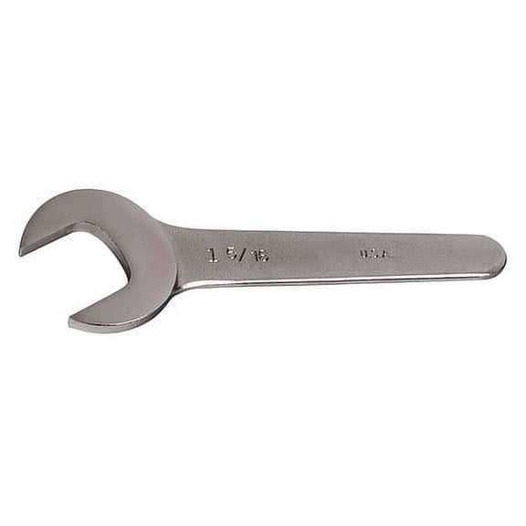 2-3/8" Open End 30 Service Wrench, Ultra-Thin Pattern For Jam Nuts & Confined Areas - 9-1/2" Overall Length, 5/16" Head Thickness With Satin Chrome Finish. Williams USA # JHW3576