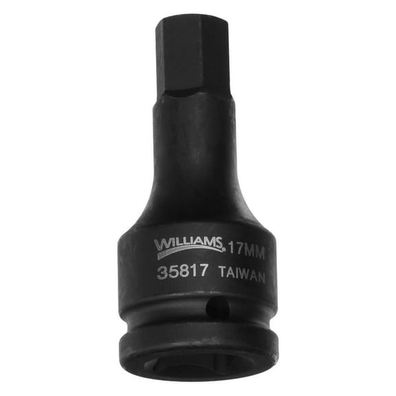 Williams 17mm Hex Bit Socket 3/4 Drive