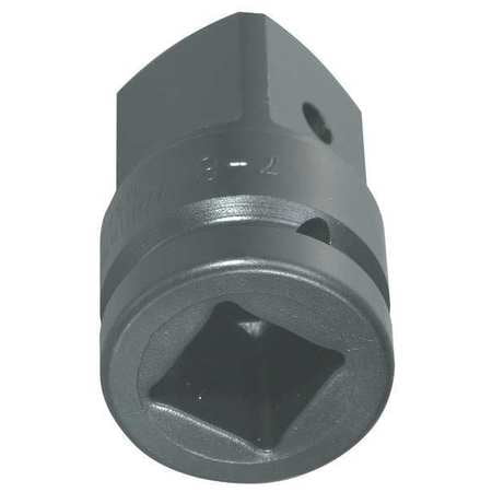 1" Drive to 3/4" Drive Impact Adaptor, 3" Overall Length, Black Industrial Finish, Thru Hole For Pin & O-Ring Socket Retention. Williams USA # JHW7-6