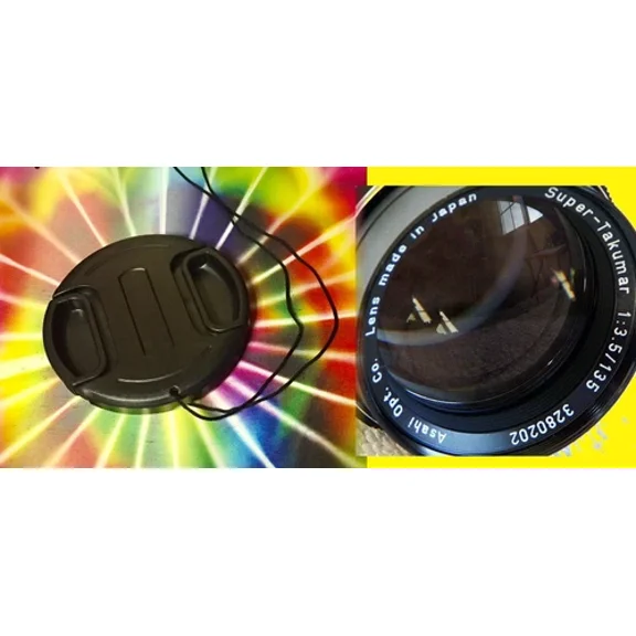 Snap-On Lens Cap To Lens Takumar 1:3.6 /135Mm F3.5 +Holder