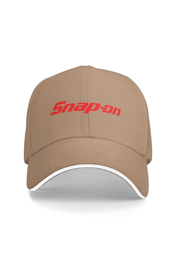 Snap-On Logo Men Women Sandwich Cap Classic Baseball Capunisex Adjustable Casquette Dad Hat