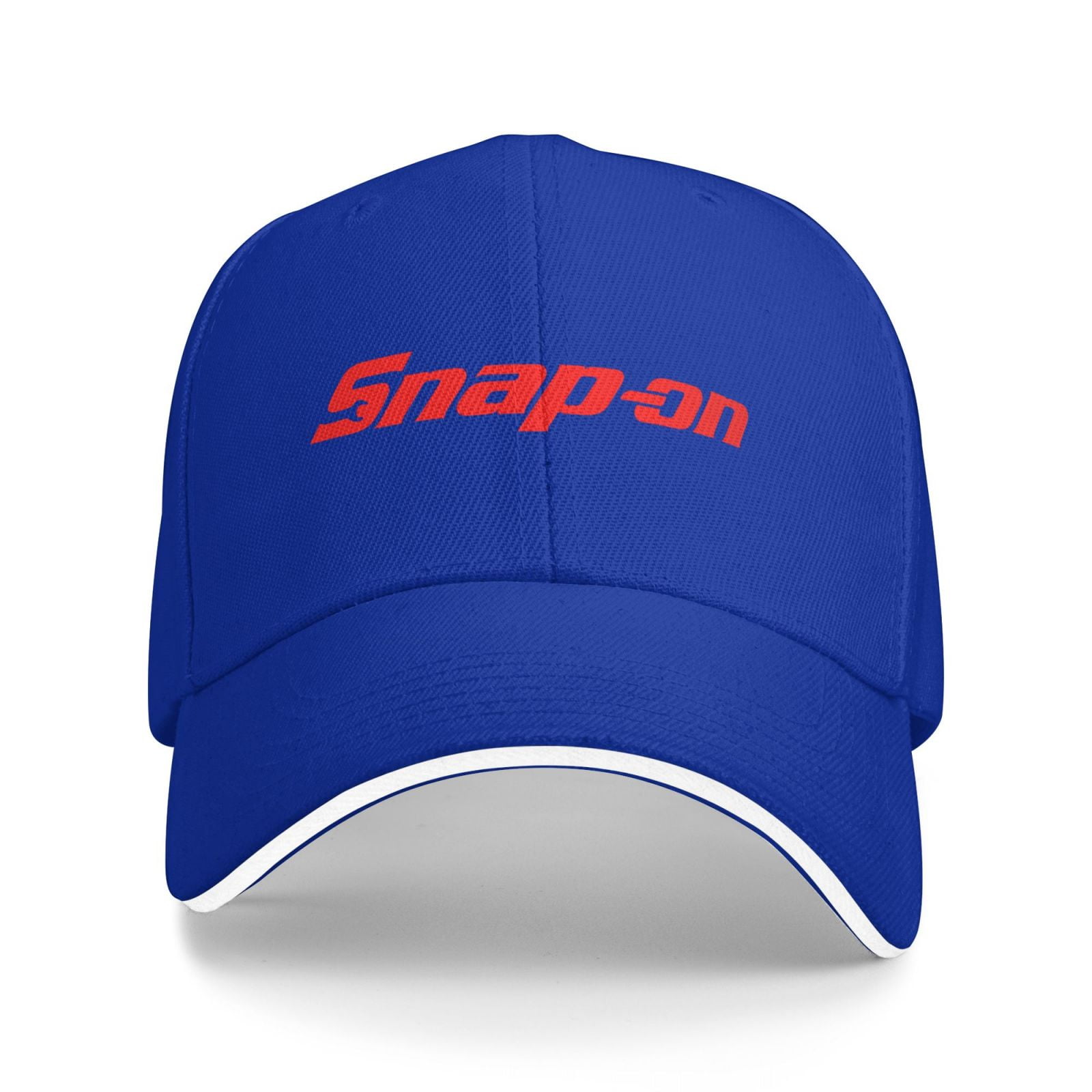 Snap Button Dad Cap Snap-On Logo Unisex Adult Baseball Caps Adjustable Casquette Dad Hat ...