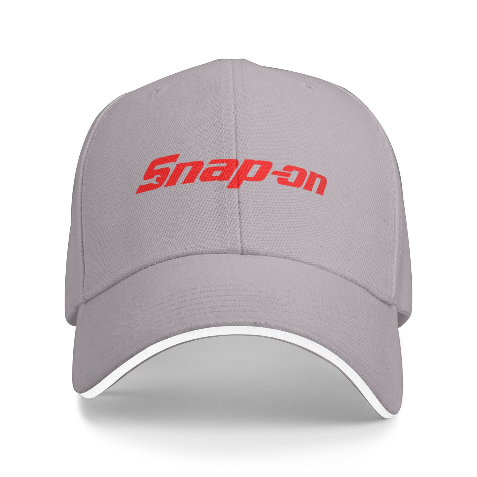 Snap Button Dad Cap Snap-On Logo Unisex Adult Baseball Caps Adjustable Casquette Dad Hat ...
