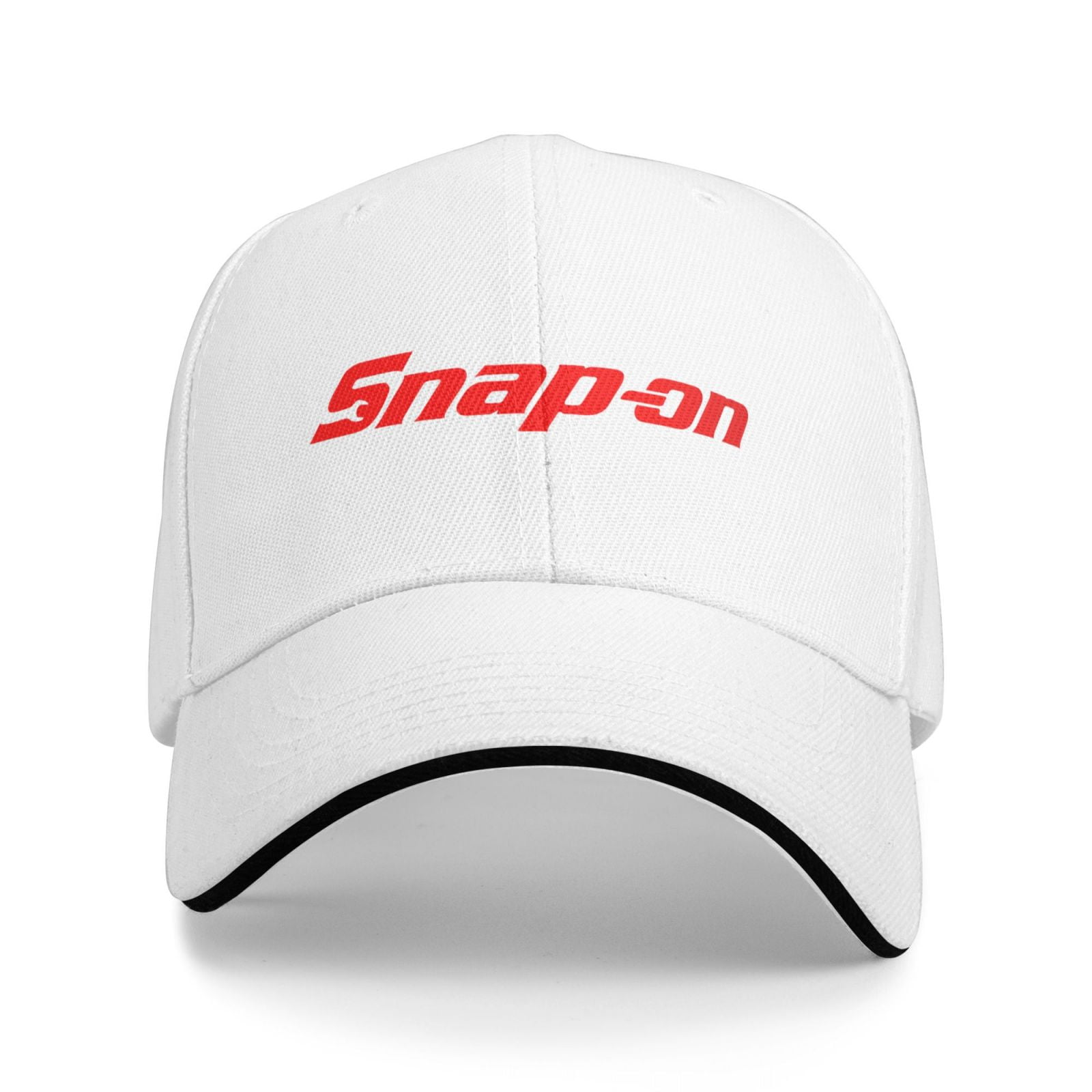 Snap Button Dad Cap Snap-On Logo Unisex Adult Baseball Caps Adjustable Casquette Dad Hat ...