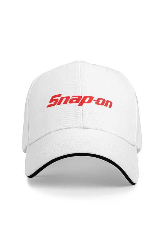 Snap-On Logo Unisex Adult Baseball Caps Adjustable Casquette Dad Hat Sandwich Cap Outdoors Headwear