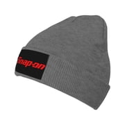 Snap-On Logo Unisex Knitted Hats Fashionable Autumn And Winter Warm Beanie Knitted Hip-Hop Hat