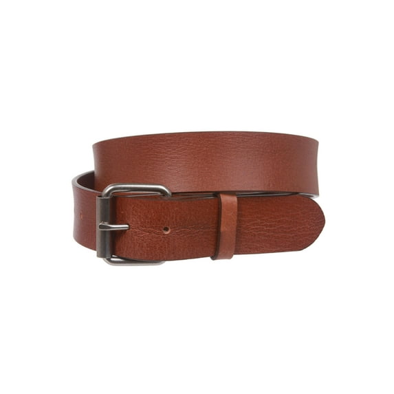 Snap On Plain Oil Tanned Top Grain Cowhide Vintage Retro Leather Belt