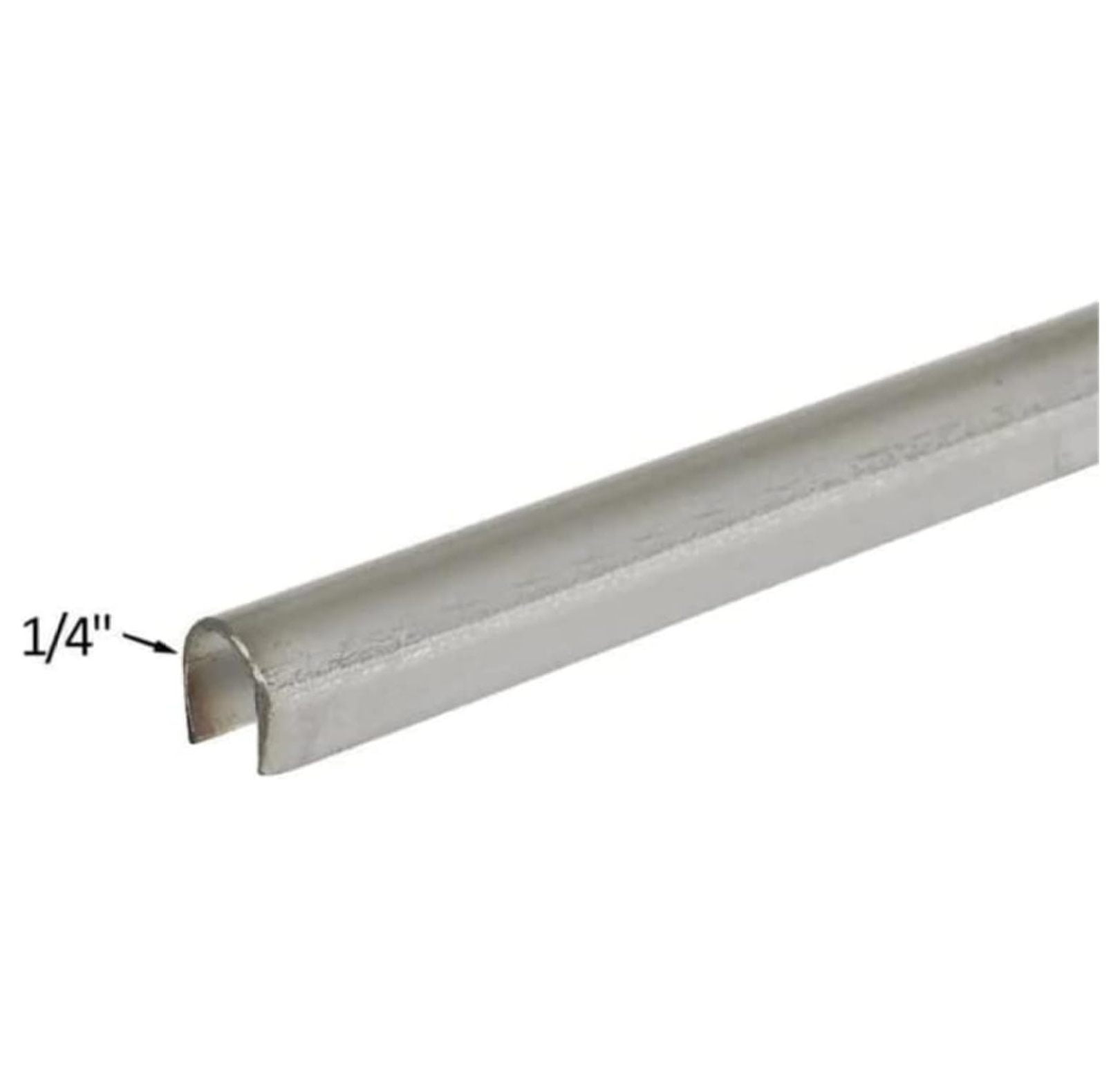 Snap On Repair Track Cover 1/4" inch for Sliding Patio Glass Screen