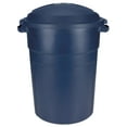 thumbnail image 1 of Snap-On Roughneck Refuse Container 32 Gal 22-1/2 " X 24-1/2 " Plastic Blazer Blue Case of 8, 1 of 8