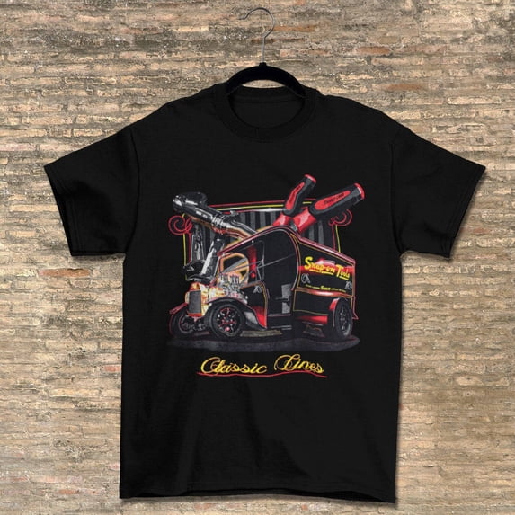 Snap On Tools Classic Lines Graphic Crewneck Unisex T-Shirt