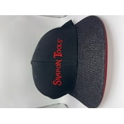 Snap-On Tools Flat Bill Comfortable Fit Sun Protection Outdoor Baseball Cap, Black