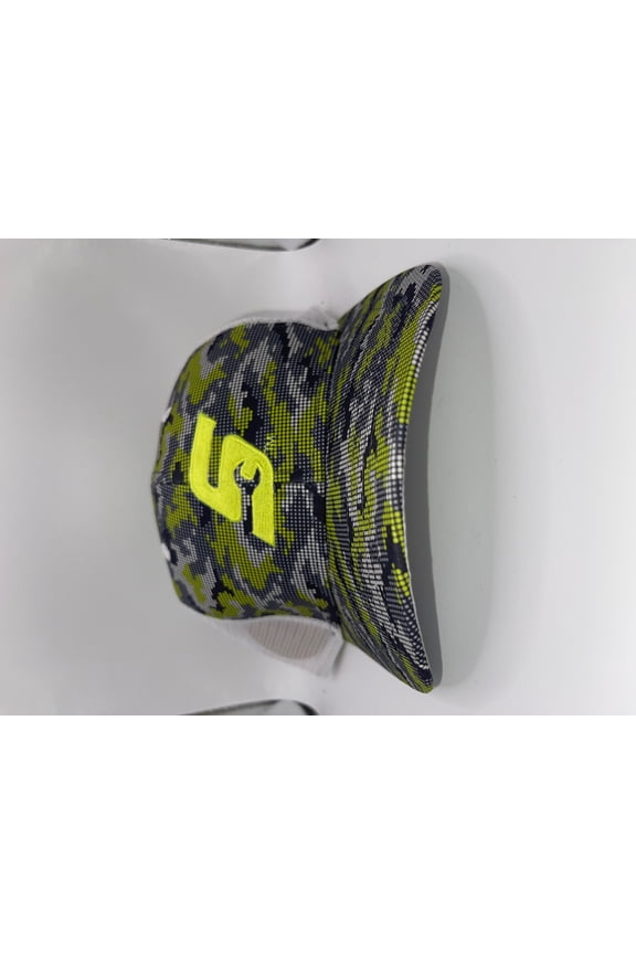 Tools Genuine Official Urban Camouflage Baseball Cap, Neon Yellow