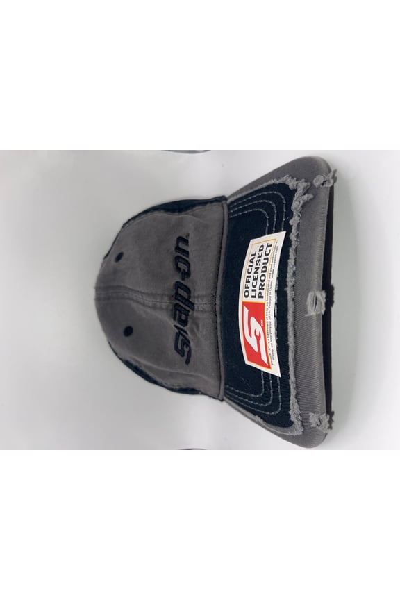 Tools Vintage Torn Steel Design Durable Baseball Cap, Gray, Black