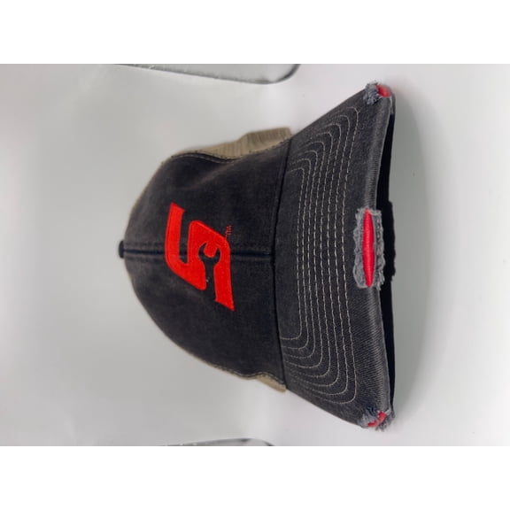 Snap-On Tools Vintage Worn Authentic Logo Baseball Cap, Dark Grey