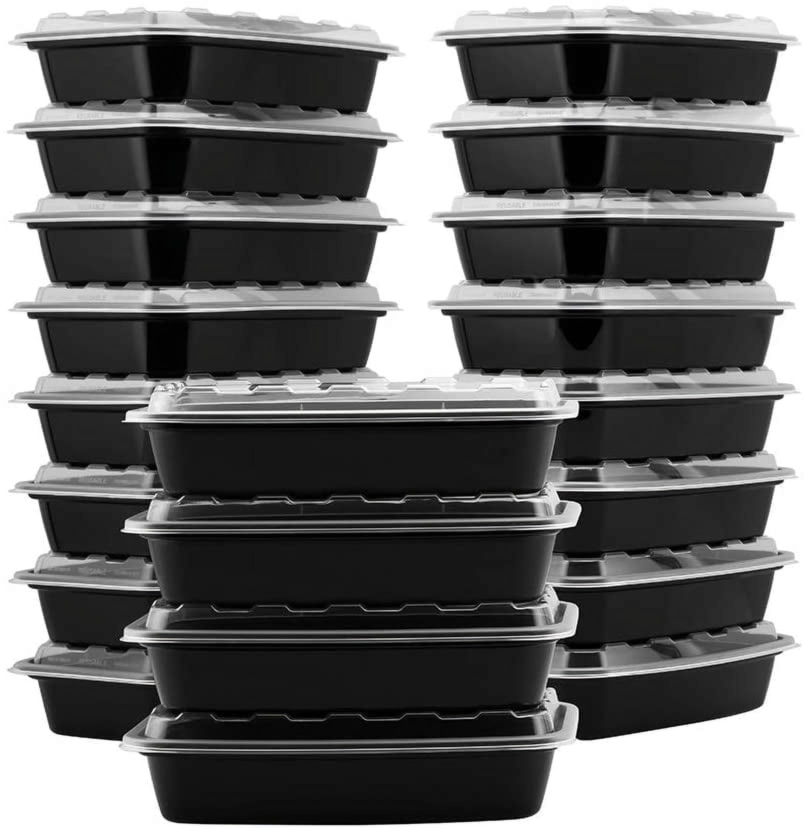 Snap Pak Plastic Food Storage, Meal Prep, Take-Out Delivery Container ...
