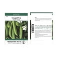 thumbnail image 1 of Snap Pea Seeds - Sugar Snap Variety - 26 Gram Seed Packet - Heirloom, Non-GMO Vegetable Garden - AAS Gold Medal Winner, 1 of 2