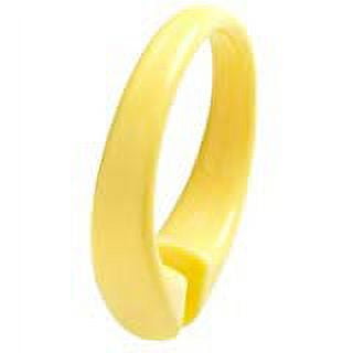 "Snap" Plastic Shower Curtain Hooks in Yellow - Walmart.com