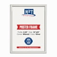 thumbnail image 1 of Snap Poster Frame 0.59" Aluminum Front Loading Wall Mounting 16x20 Silver, 1 of 8