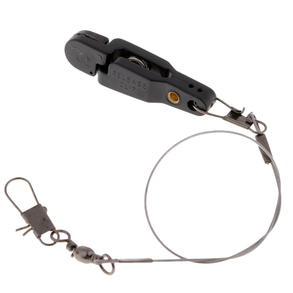 Snap Release Clip with Leader Snap for Outriggers, Downriggers, Planer