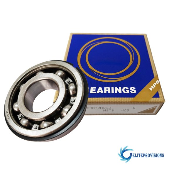 Snap Ring Deep Groove Ball Bearing 35x80x21mm For NSK 6307 ZNR C3