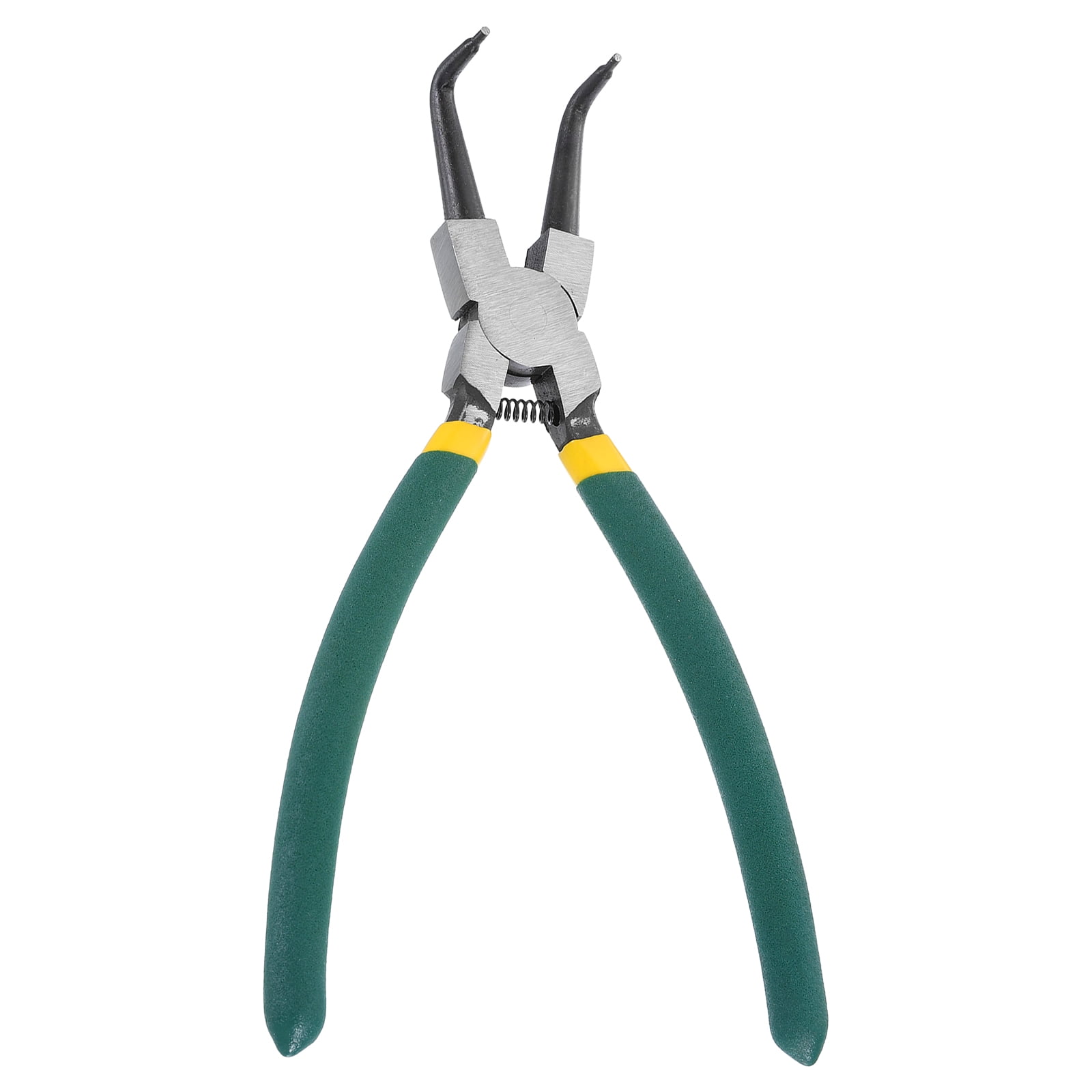 HARFINGTON Snap Ring Pliers – 9" CR-V Internal Circlip Pliers With 0.08" Bent Jaw Tip For Retaining Ring Removal