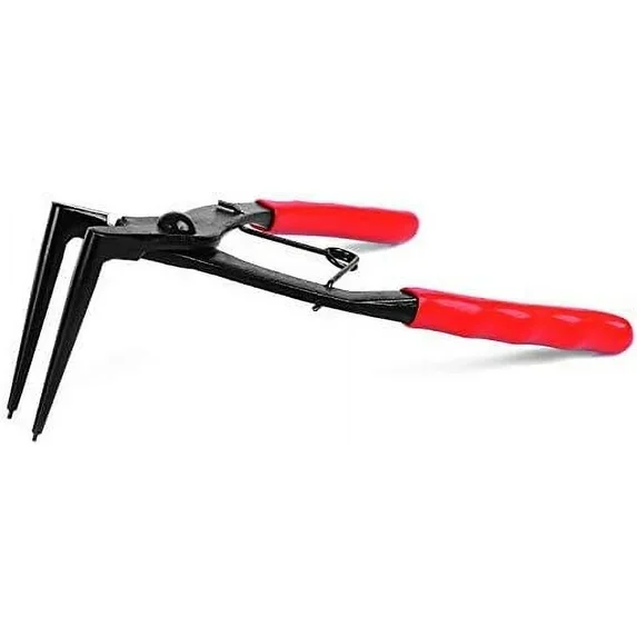 Snap Ring Pliers Heavy Duty Internal Master Cylinder Snap Ring Pliers Extra Long Snap Ring Pliers 90 Degree Long Nose Pliers for Trucks Motorcycles Cars Red Red