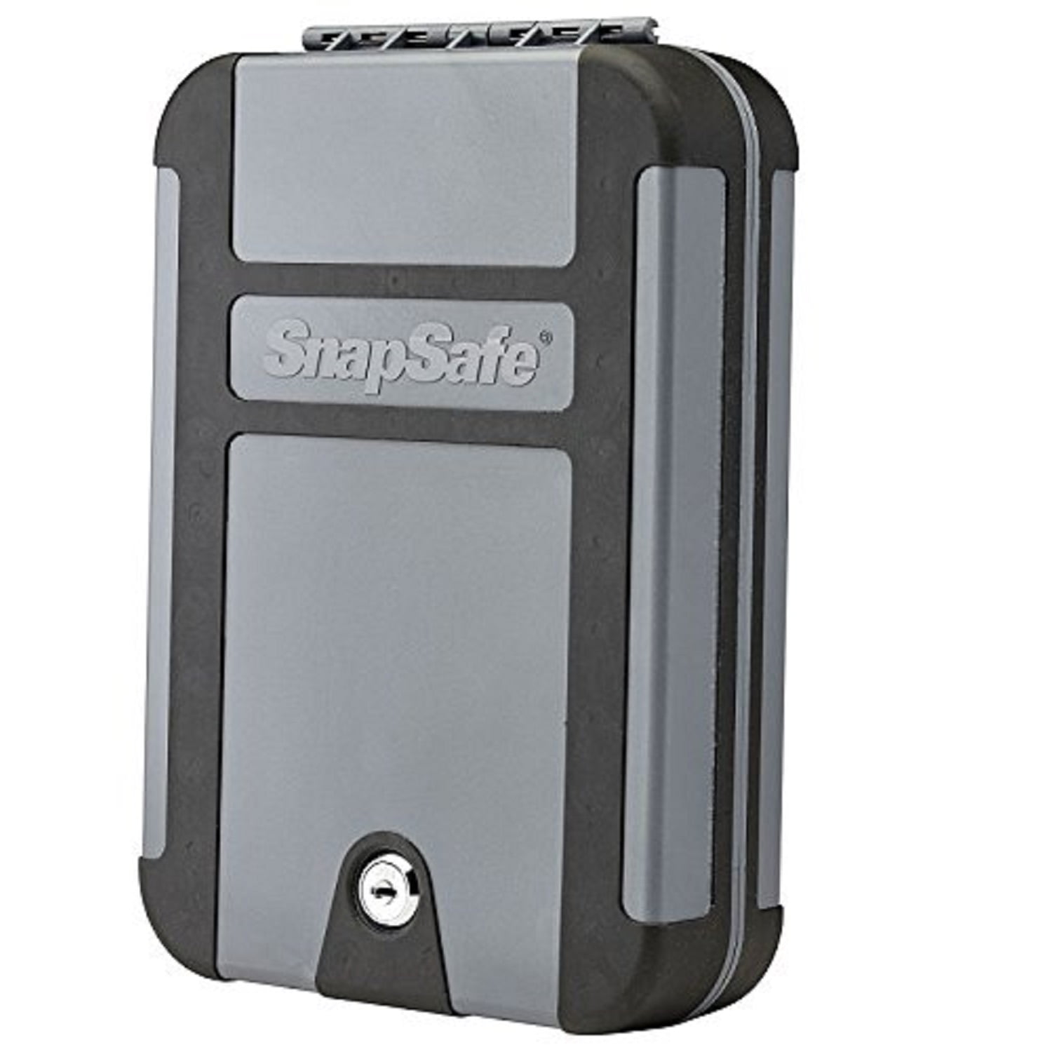 SnapSafe XL Black and Gray Polycarbonate Keyed Lock Box