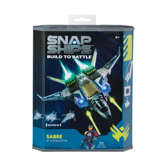 Snap Ships Sabre XF-23 Interceptor - Build to Battle
