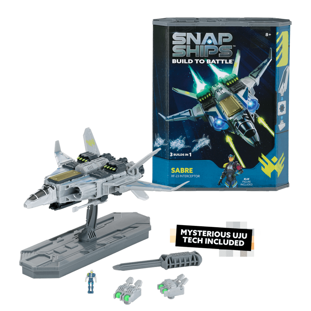 Snap Ships Sabre XF-23 Interceptor - Build to Battle - Walmart.com