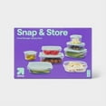 thumbnail image 1 of Snap & Store Variety Pack Food Storage Containers - 16pc/8ct, 1 of 4