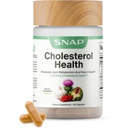 Snap Supplements Blood Pressure Support Pill with Cholesterol Health Beta-Sitosterol, 60 Capsules