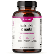 Snap Supplements Hair, Skin, and Nails Volumizing Vitamins Nourish Strengthen 60 capsules